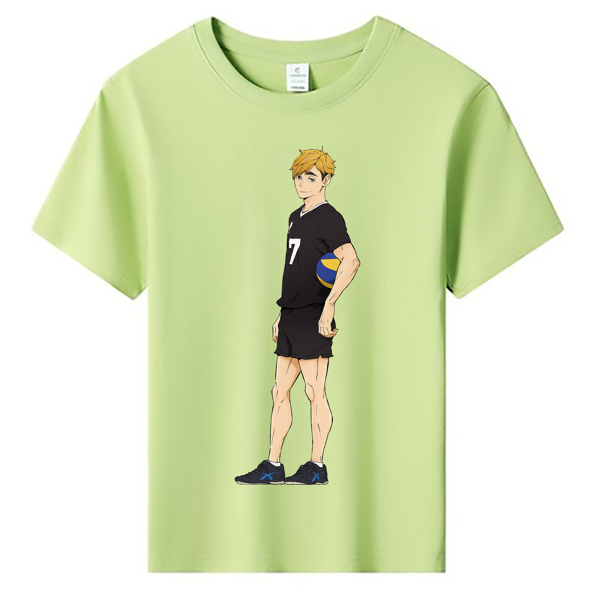 （画像用） ハイキュー!! Haikyu!! 綿100％キッズTシャツ（フロントプリント）